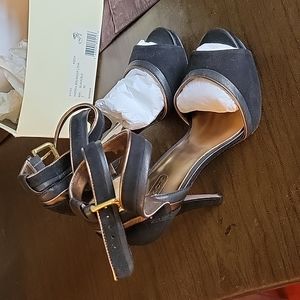 COACH Andrea suede/sheep leather shoes